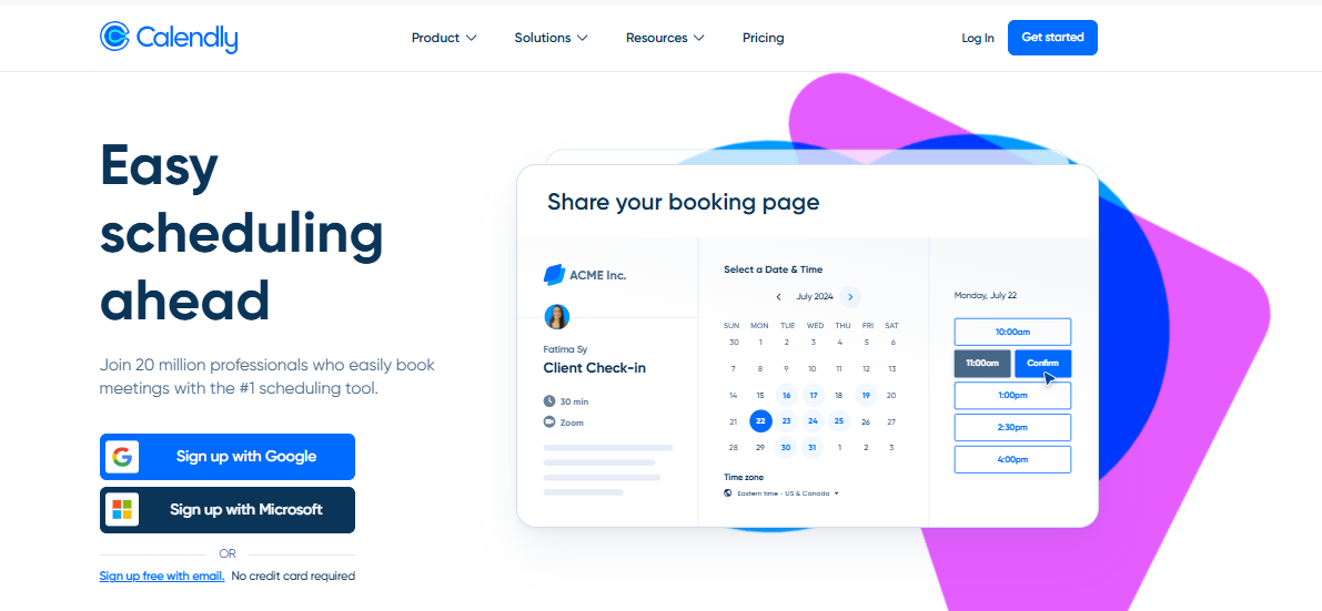 Demo of AI tools- Calendly