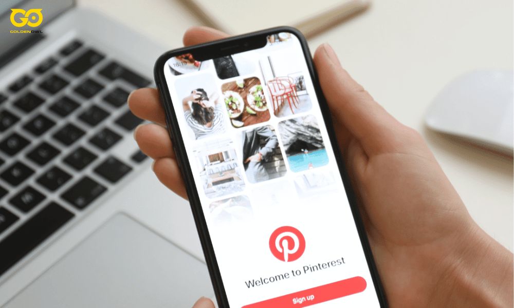 Pinterest - progressive web app examples