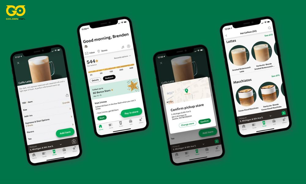 Starbucks - progressive web app examples