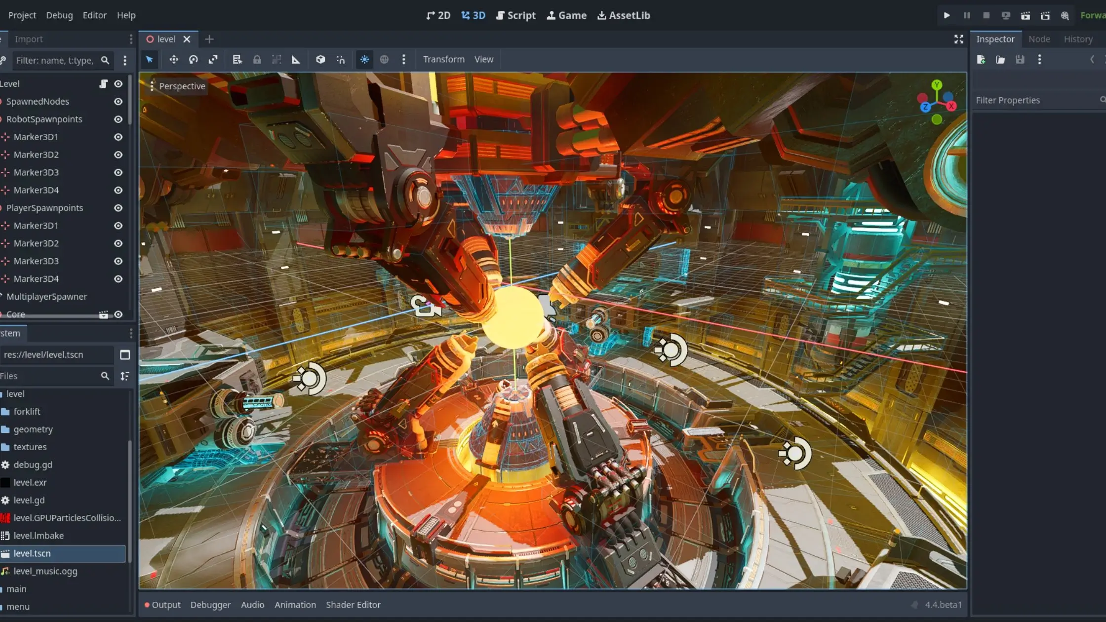 Godot Engine gaming development softwares